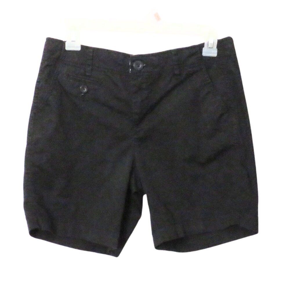 Black Shorts Sz 6 Women, 5 Pockets, High Rise Casual Summer Wear Cotton Spandex